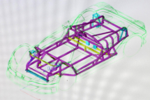 3D-Zeichnung Chassis